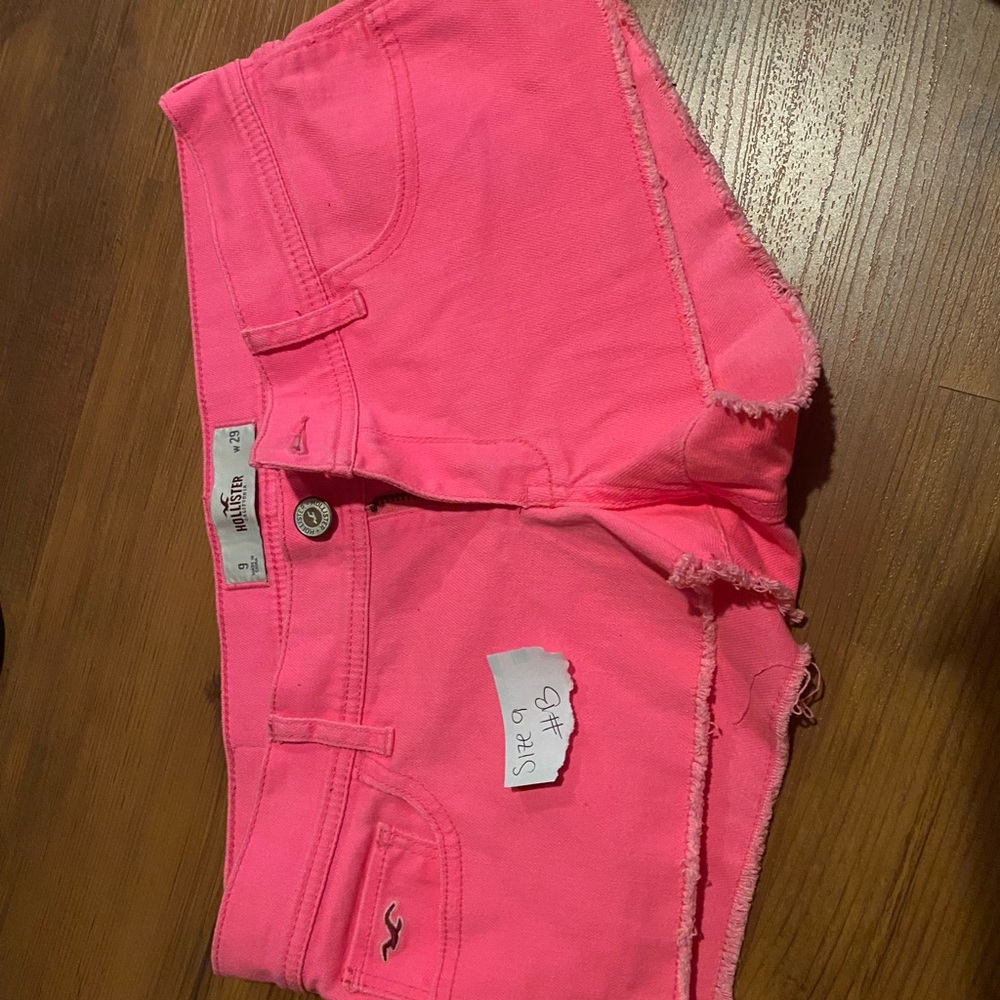 Size 9 pink shorts